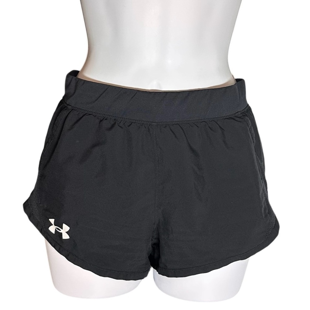 Under Armour Athletic Running Shorts Girls streetwear elastic waist lightweight